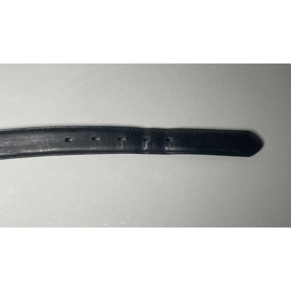 Austin clothing company Black‎ Leather Belt. Size 40 Belt
